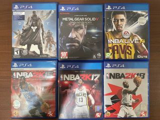 Assorted PS4 Games