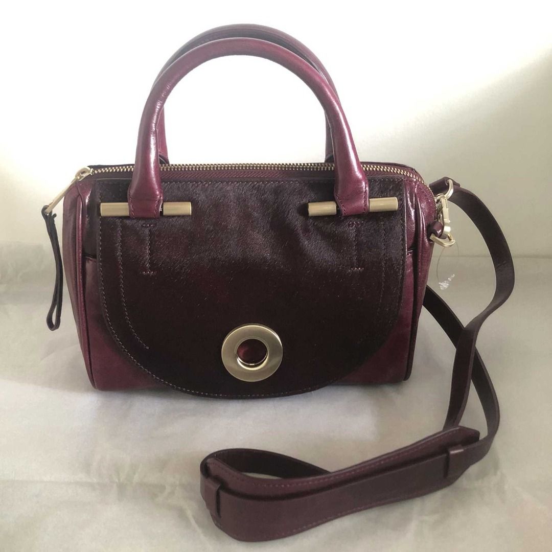 Authentic Halston Heritage Satchel Crossbody Bag Women s