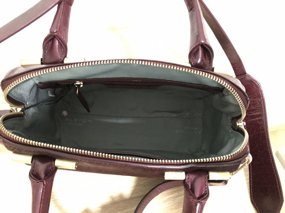 Halston Damen Handtasche Quincy – Mit Logo Und Reißverschluss, Praktische Satchel Für Business & Alltag
