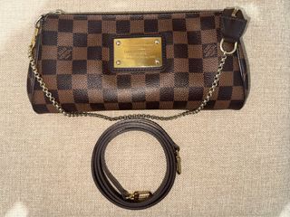 Louis Vuitton Eva Clutch Damier Ebene, Luxury, Bags & Wallets on Carousell