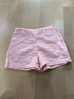 Baby Pink Shorts Flowers