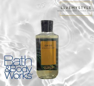 BATH & BODY WORKS OASIS Men’s 3-in-1 Hair, Face & Body Wash 10 fl oz / 295 mL