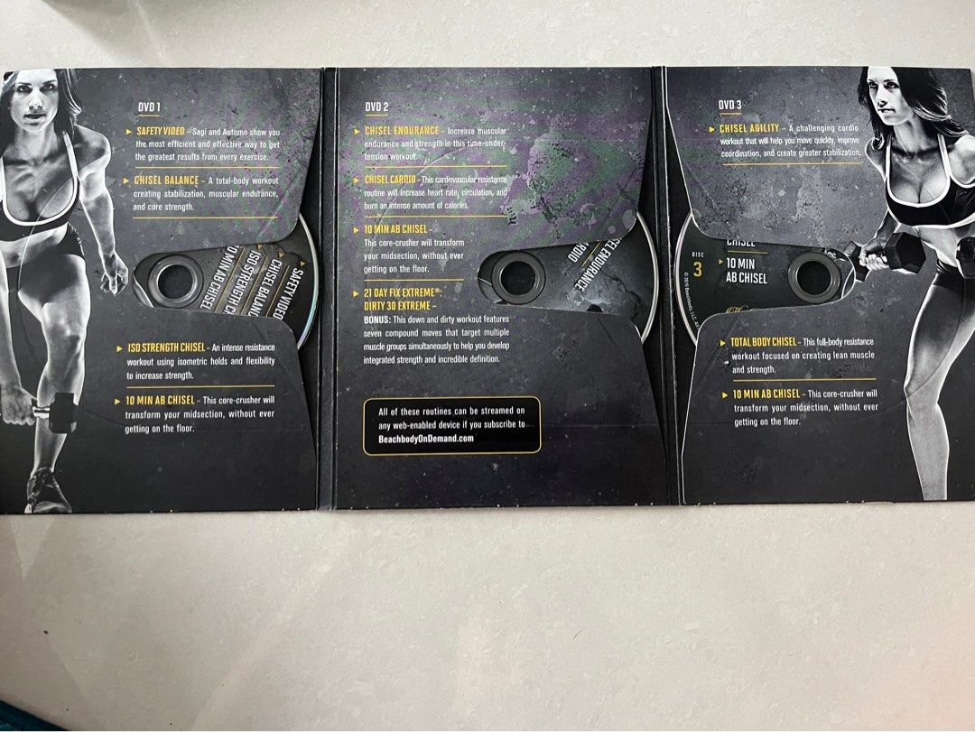 Beachbody Hammer & Chisel, Hobbies & Toys, Music & Media, CDs & DVDs on