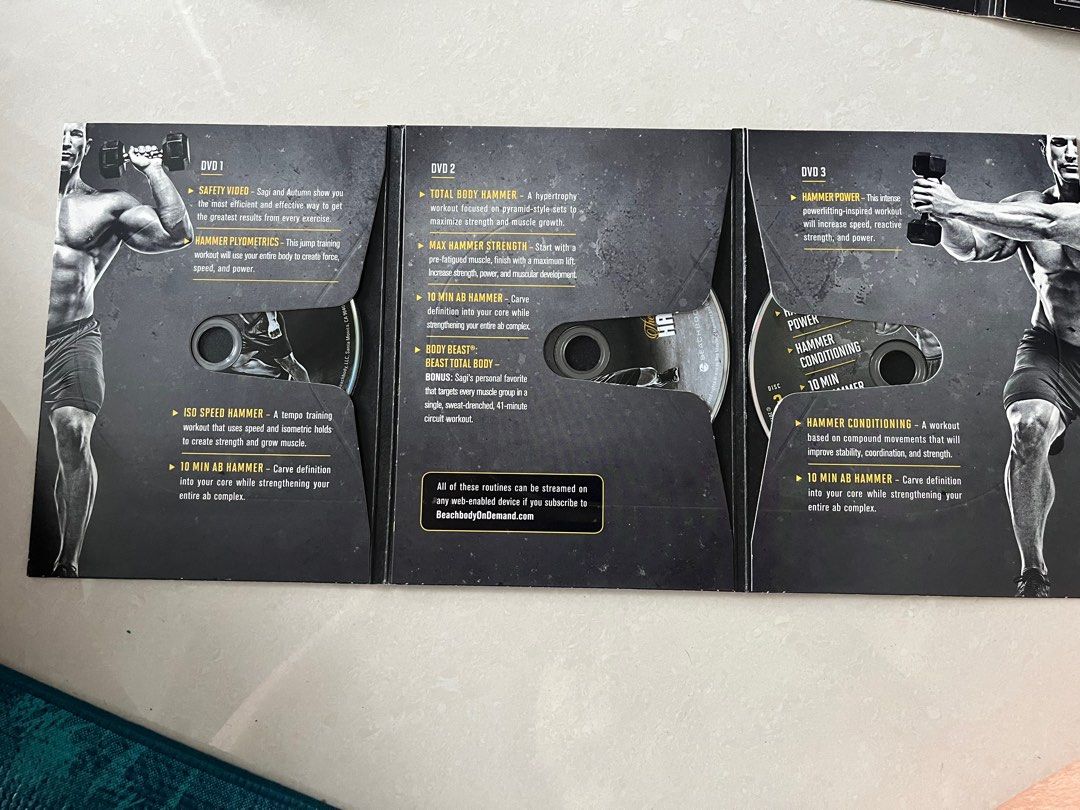 Beachbody Hammer & Chisel, Hobbies & Toys, Music & Media, CDs & DVDs on