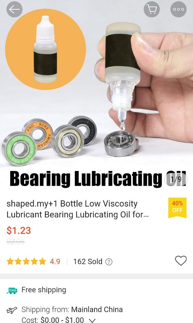 Bearing lubricating oil, Sports Equipment, Sports & Games, Skates