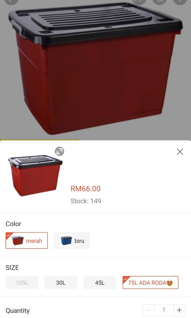 Big Size Storage Box Furniture Home Living Home Improvement big-size-storage-box-furniture-home-living-home-improvement