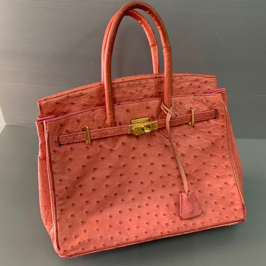 🇯🇵Japan Ukay Hermes Birkin Ostrich Leather, Luxury, Bags & Wallets on  Carousell