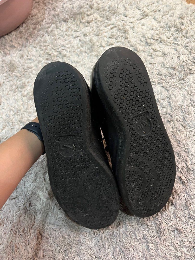 Adidas stan smith rose gold deals black