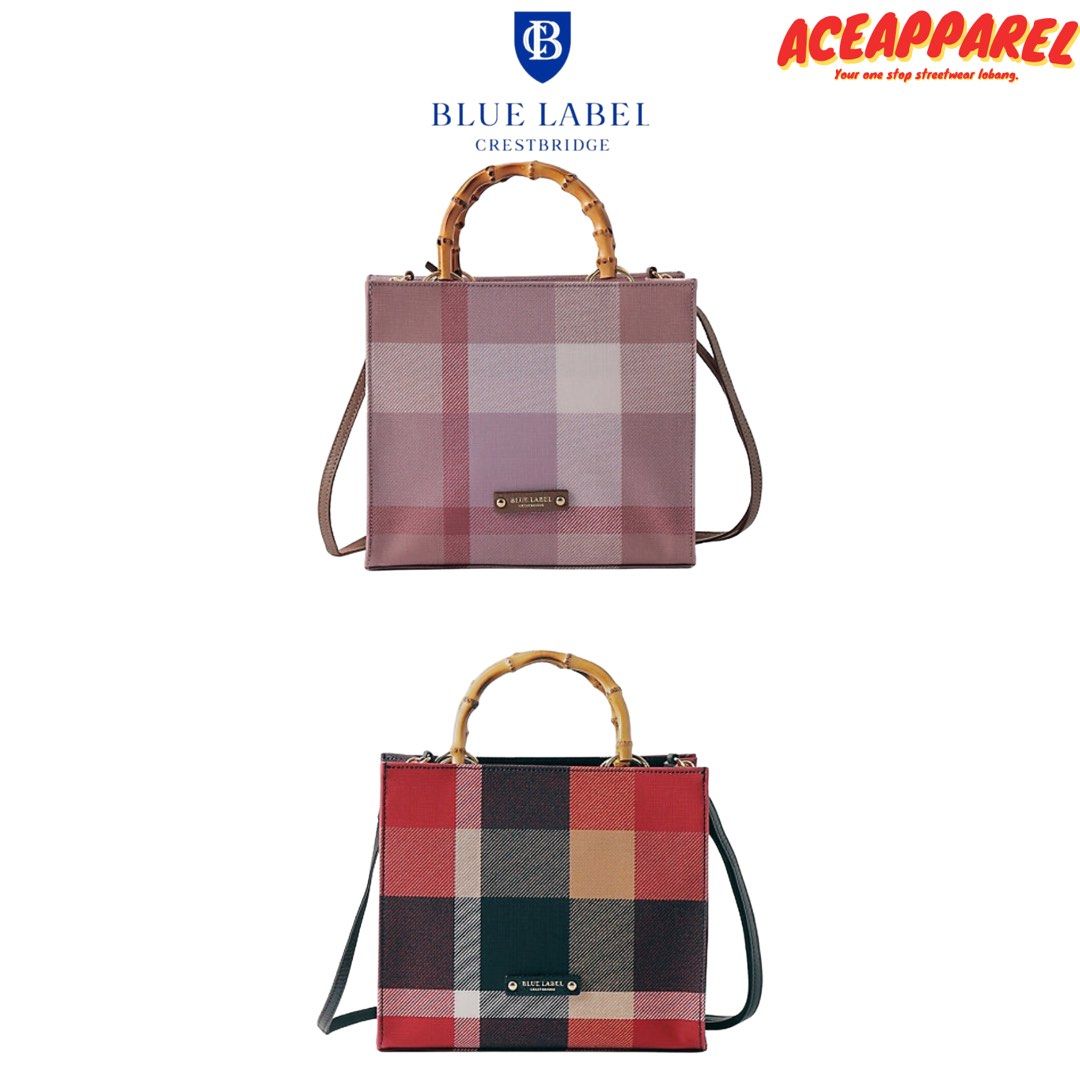 Blue Label Crestbridge Japan Burberry Square Tote