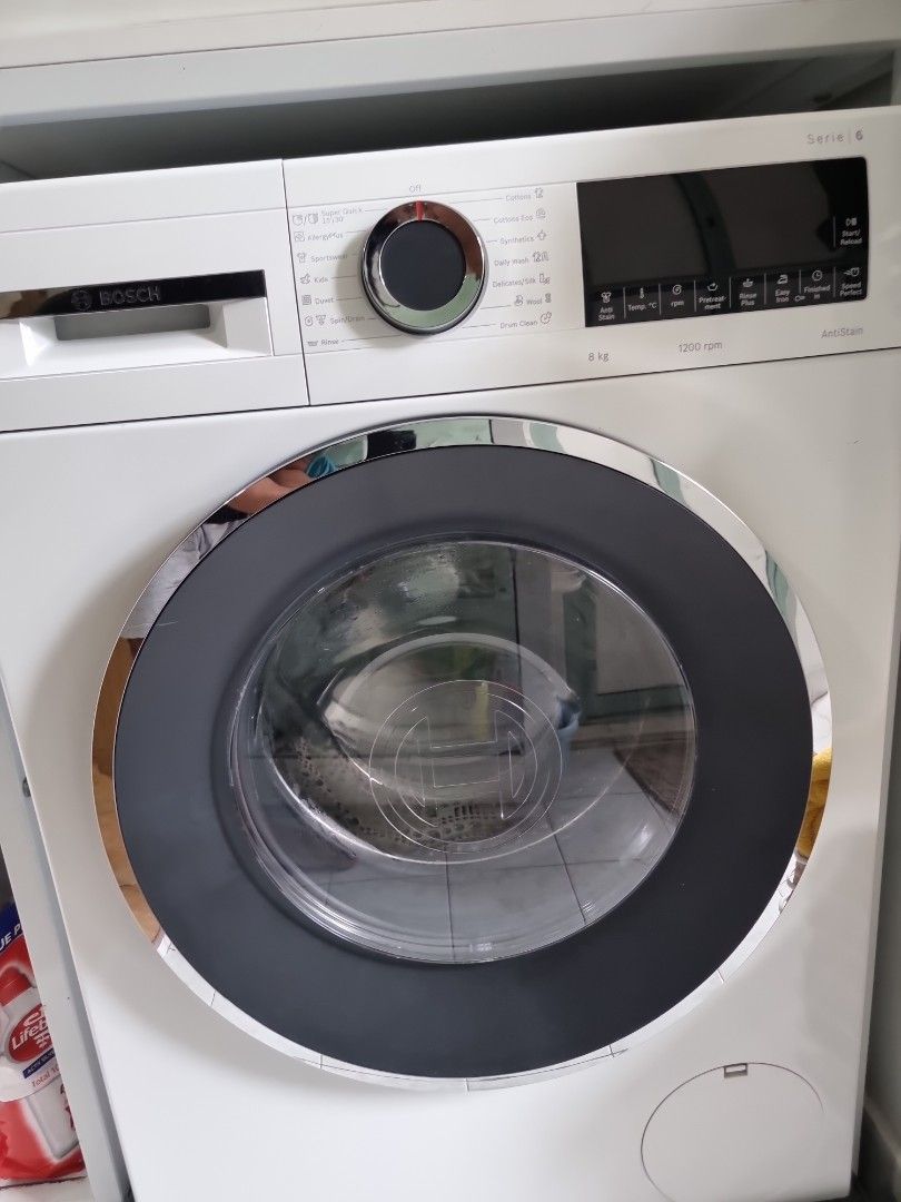 Bosch Front Load Washer (8Kg), Tv & Home Appliances, Washing Machines And  Dryers On Carousell