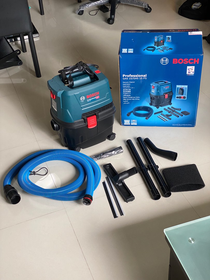 BOSCH Wet & Dry Vacuum Cleaner GAS 15 PS, TV & Home Appliances, Vacuum