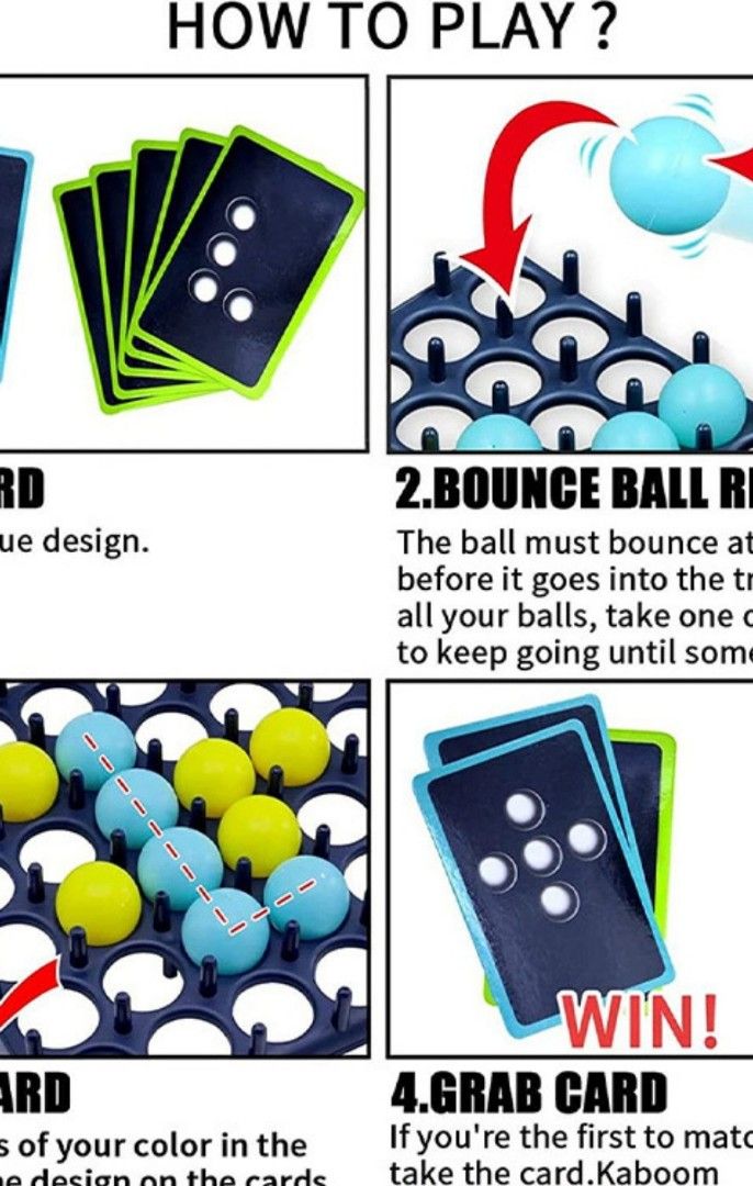 Bouncing ball game, Hobbies & Toys, Toys & Games on Carousell