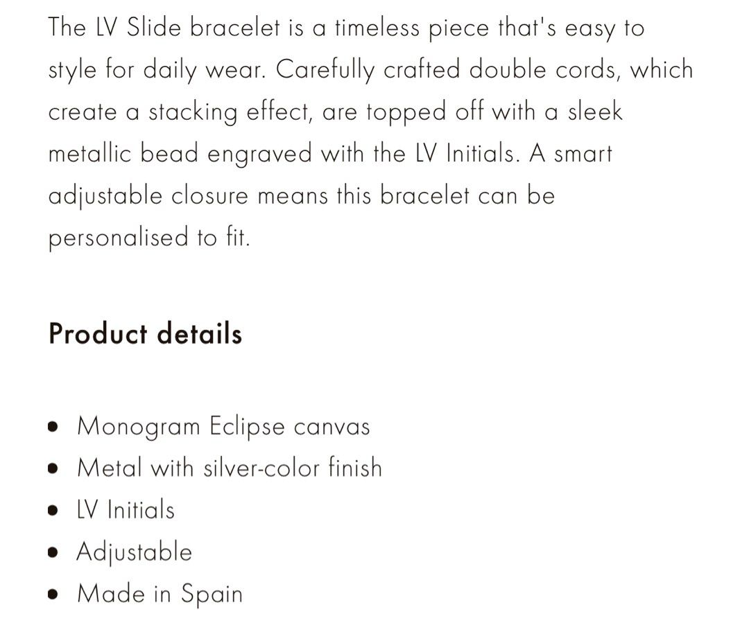 Louis Vuitton Monochain Reverso Bracelet Monogram Eclipse Black in  Canvas/Calf Leather with Aged Silver-tone - GB