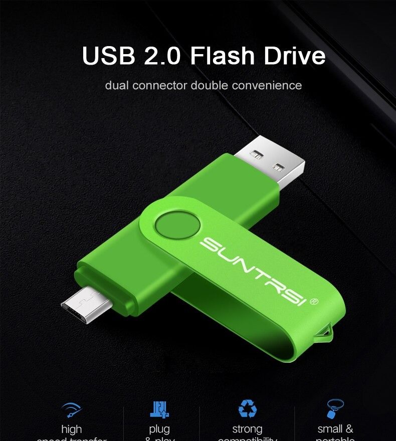[BRAND NEW] SUNTRSI USB Flash Drive for Android Smart Phone, 16GB OTG Pen Drive Metal USB flash