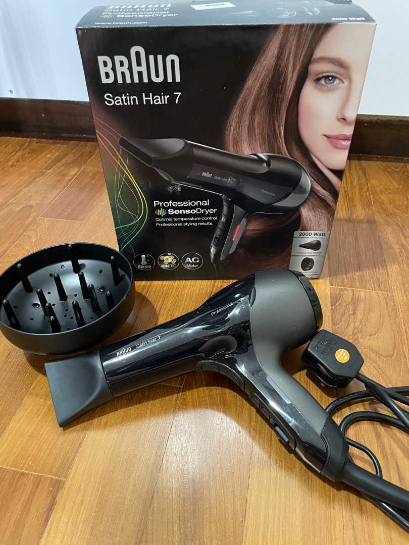 Braun 2000 Watts Satin Hair 7 Senso Dryer HD780  Professional Hair Dryer  with Thermo Sensor  AC Motor Multicolour  Amazonin Beauty