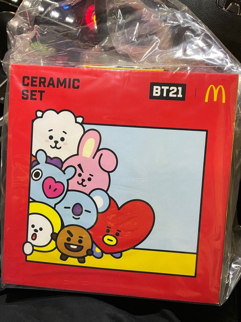 BT21 Ceramic sets, Hobbies & Toys, Memorabilia & Collectibles, Fan