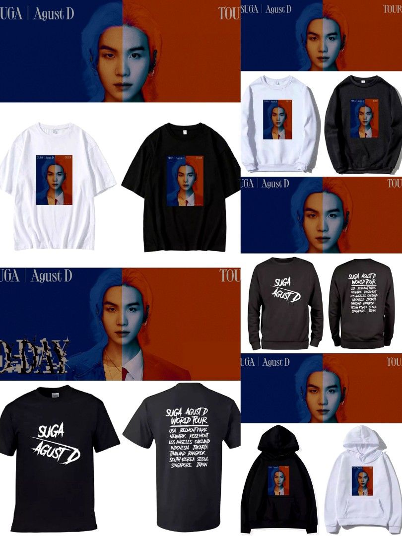 Agust D SUGA D-DAYツアーグッズ シンガポール バケットハット Agust D SUGA D-DAYツアーグッズ シンガポール バケットハット