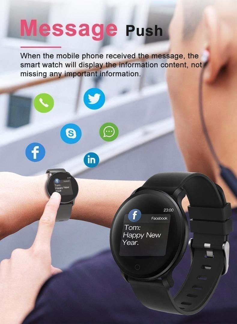 C0238 BingoFit Original Smart Watch For Men Women Full Touch