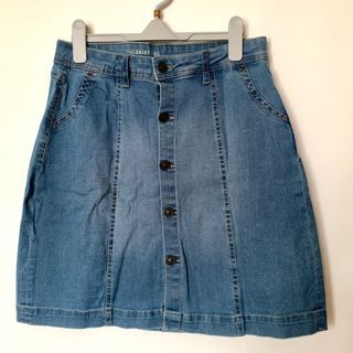 C&A Denim Skirt with Buttons rok jeans dengan kancing size L