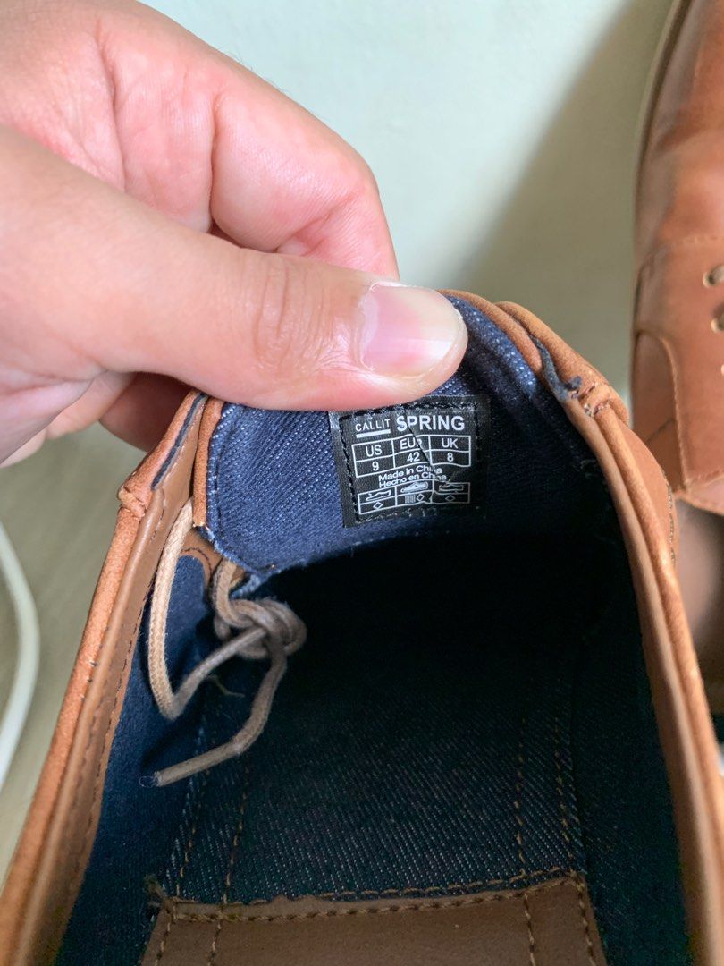Call it spring brown dress shoes size 9 (Category: Dress Shoes) located in Manila. Submitted by qzapaa (Listing ID 1230561097, Image 3). Description: Decluttering.