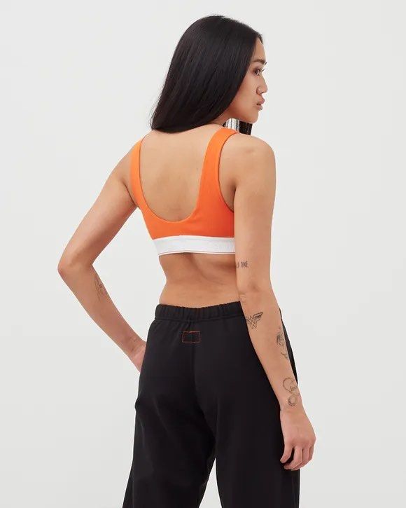 Calvin Klein x Heron Preston bralette in Olive, Women's Fashion, Tops,  Other Tops on Carousell