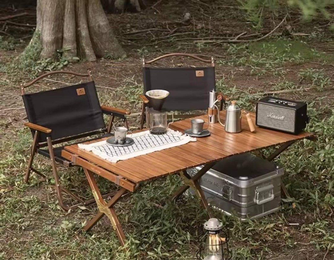 Camping Chairs and Table on Carousell