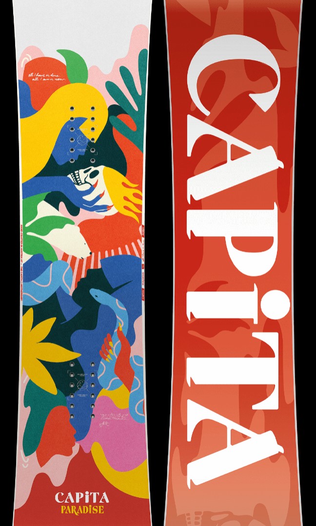 Capita Paradise snowboard 143 145, 運動產品, 其他運動配件- Carousell