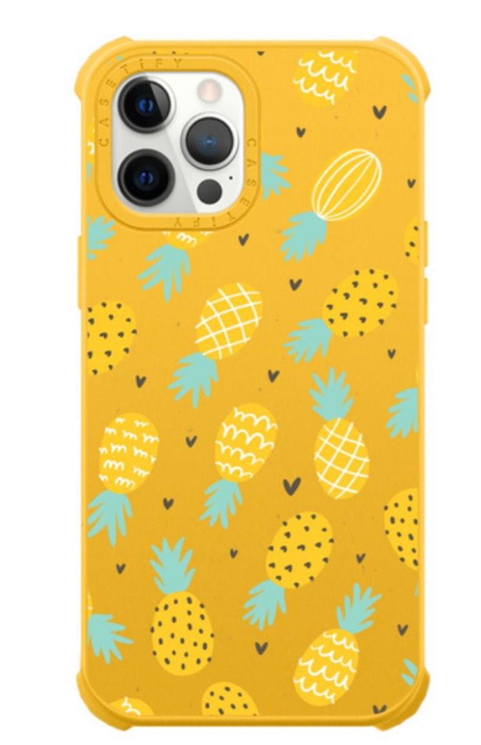 Casetify yellow pineapple iPhone 12 Pro Max, Mobile Phones & Gadgets