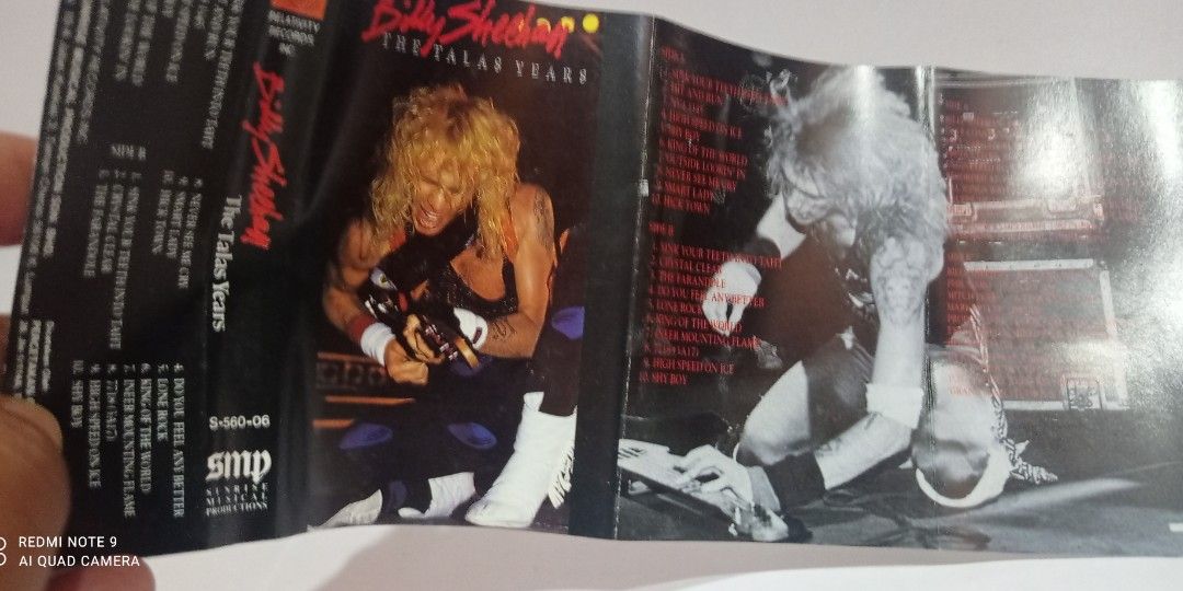 [CASSETTE] BILLY SHEEHAN THE TALAS YEARS, Hobbies & Toys, Music