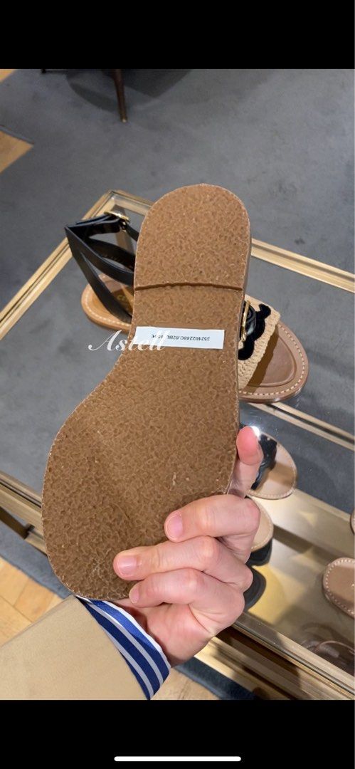 CELINE LYMPIA FLAT STRAP SANDAL