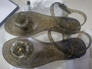 Chanel clear discount jelly sandals
