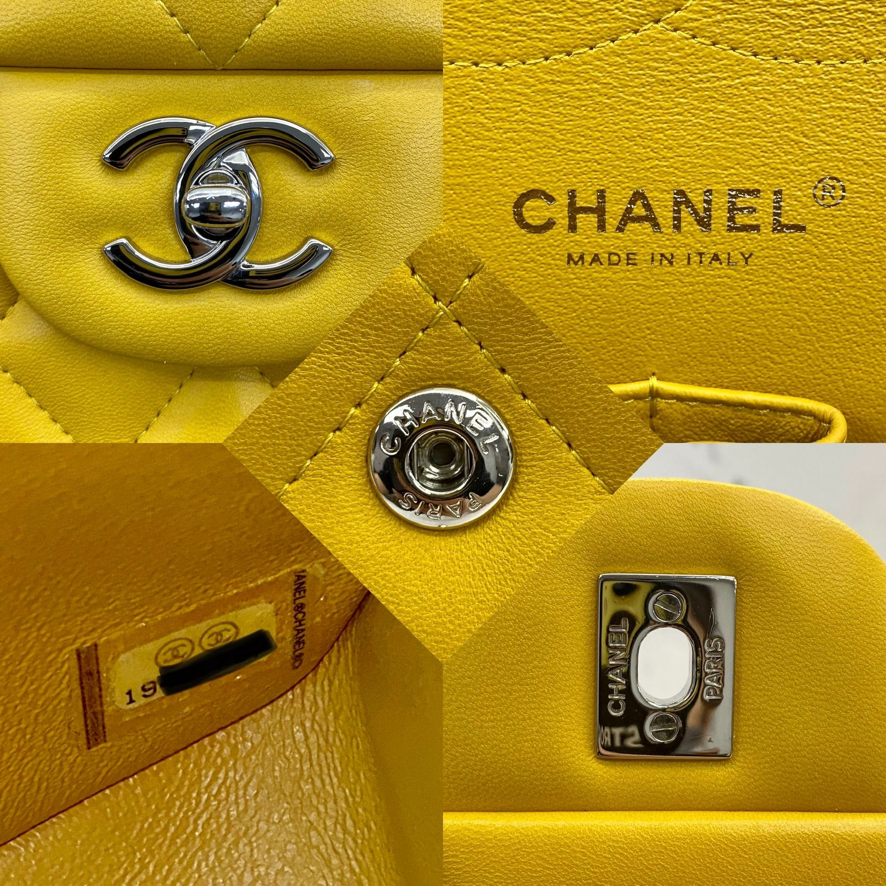 Chanel Lambskin Mini Rectangular Classic Flap with Gold Hardware– TC