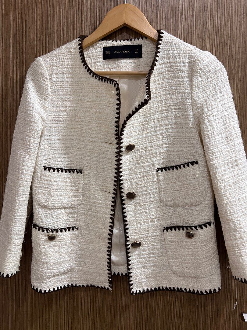 Chanel Style Tweed Jacket from Zara