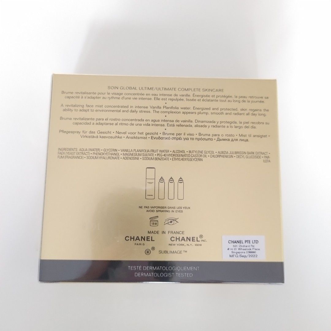 Chanel Sublimage La Brume Mist, Beauty & Personal Care, Face, Face Care on Carousell