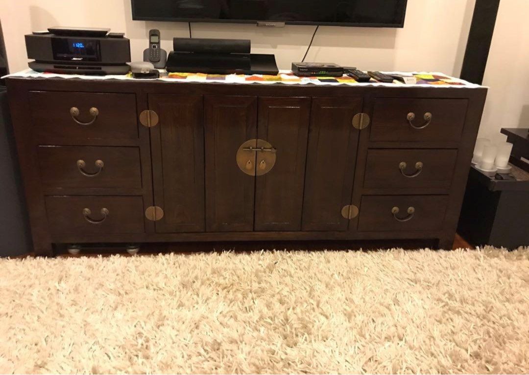 Chinese oriental TV console, Furniture & Home Living, Furniture, TV Consoles on Carousell