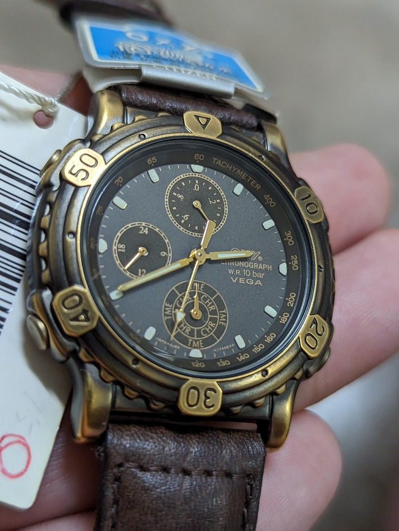 CITIZEN VEGA OXY CHRONOGRAPH VINTAGE WATCH