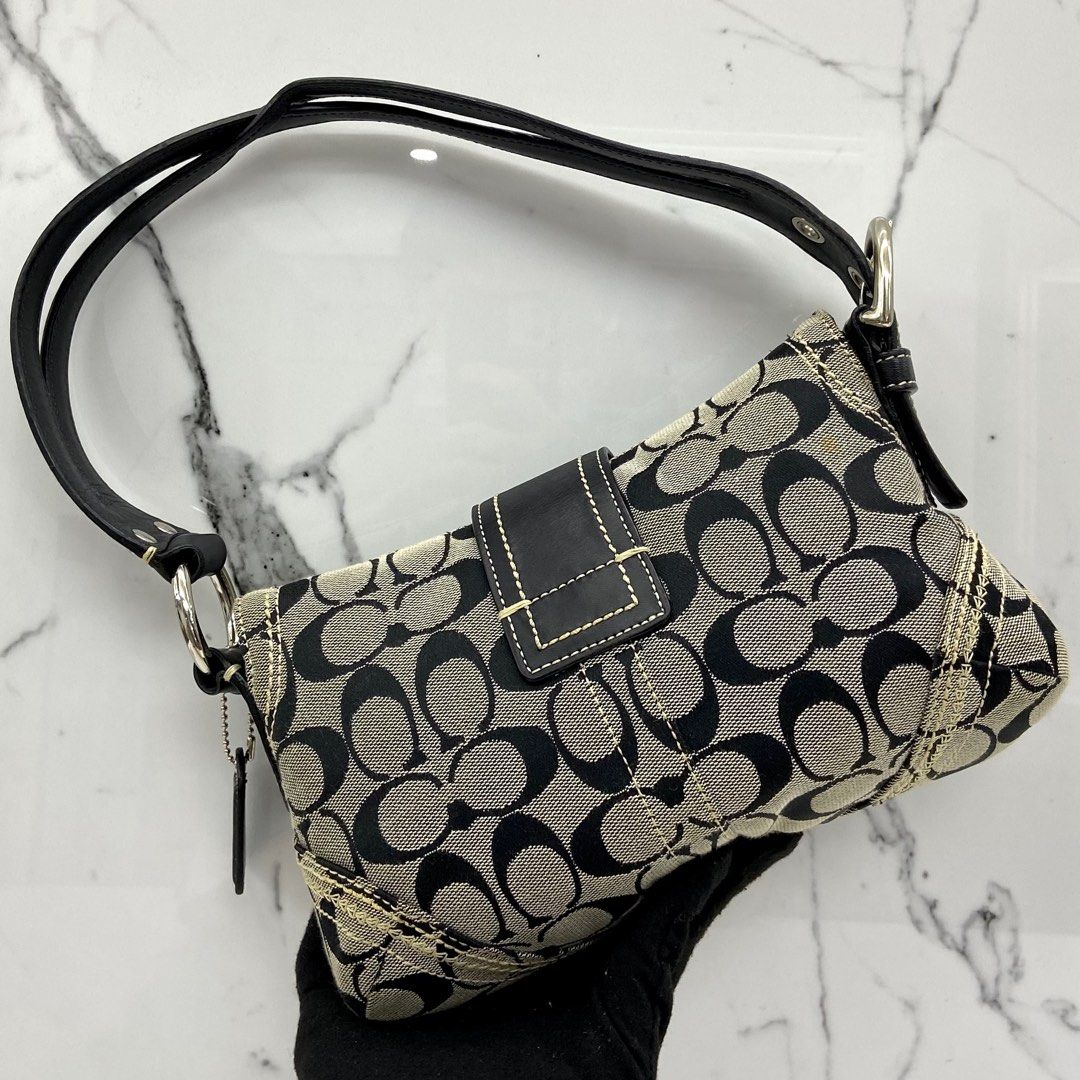 COACH 10602 CANVAS HANDBAG 237012026 :, Women's Fashion, Bags