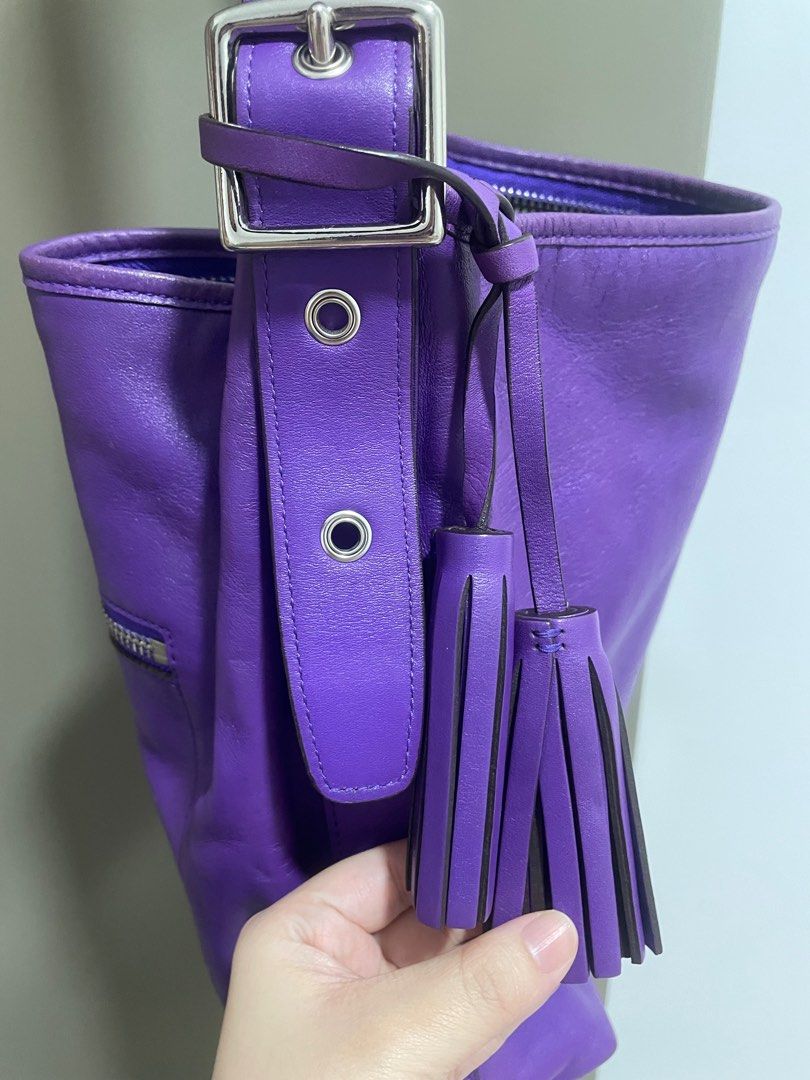Coach duffle top bag strap