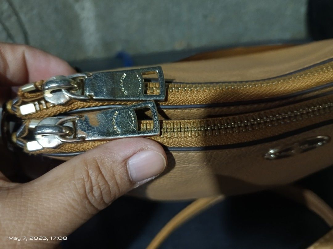 Coach lyla double gusset crossbody outlet
