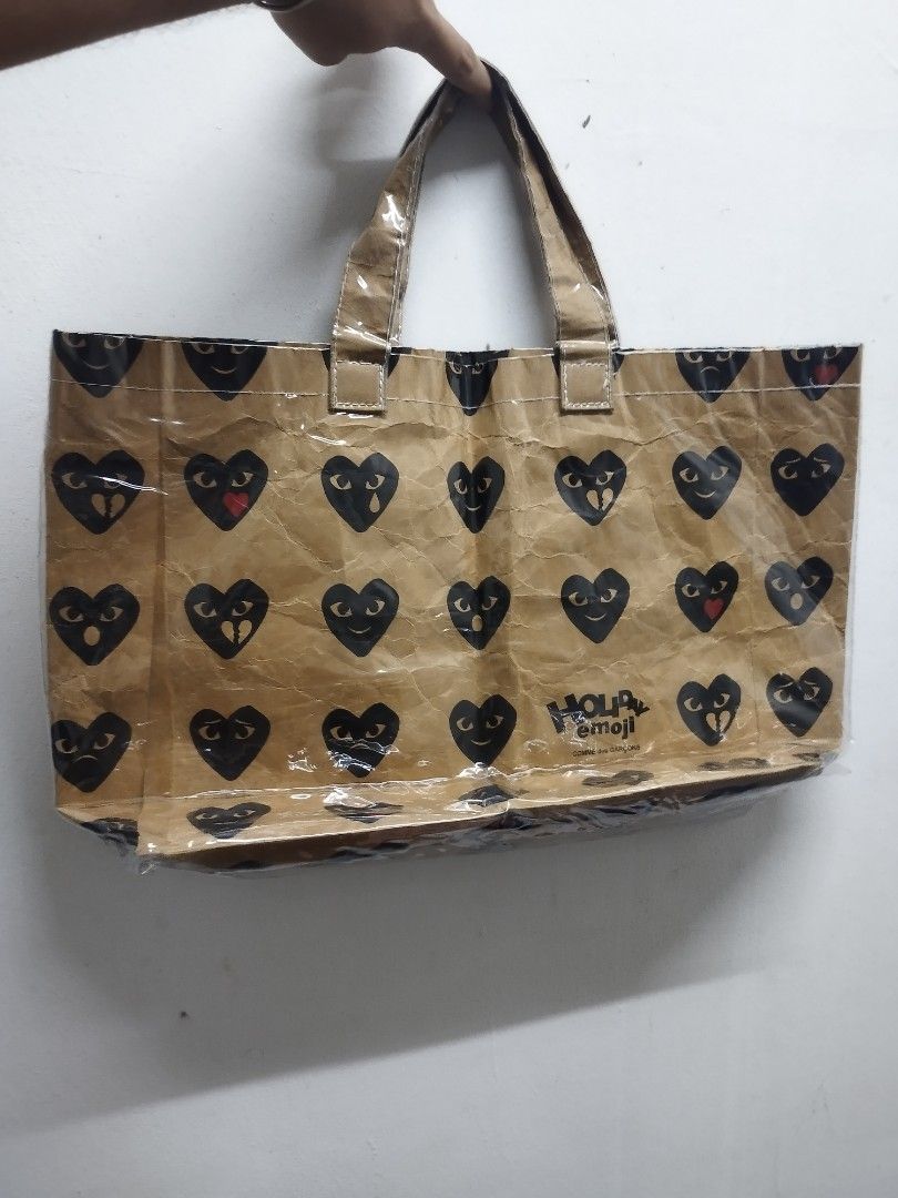 Comme des garcons paper sales plastic tote