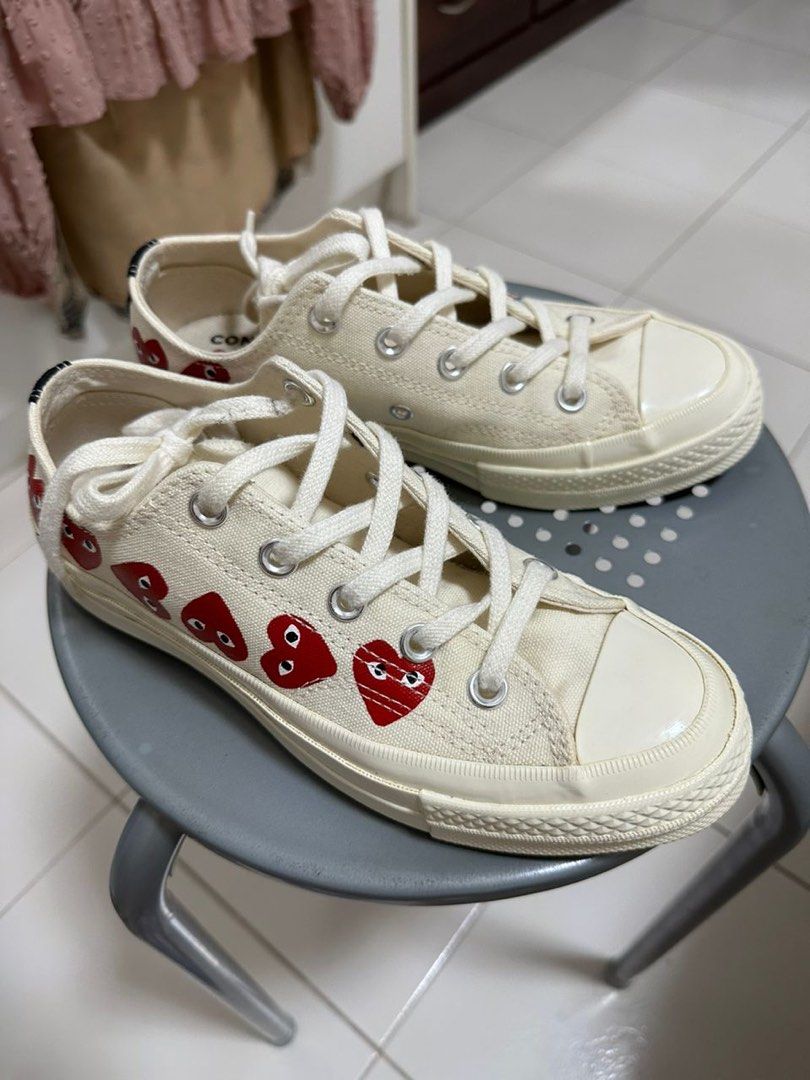 Converse Play CDG in white Women s Fashion Footwear Sneakers on