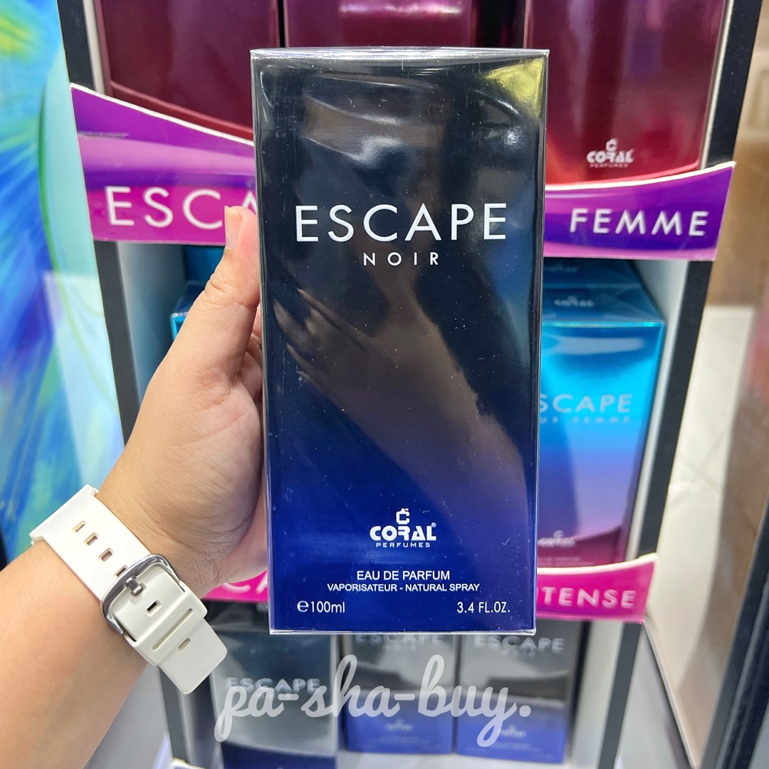 Escape noir perfume price deals