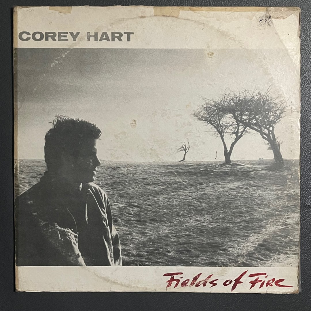 COREY HART Fields of Fire PHILIPPINES Press LP Record, Hobbies & Toys