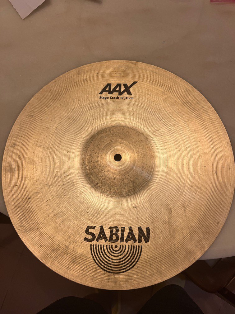Sabian aax sales stage crash 16