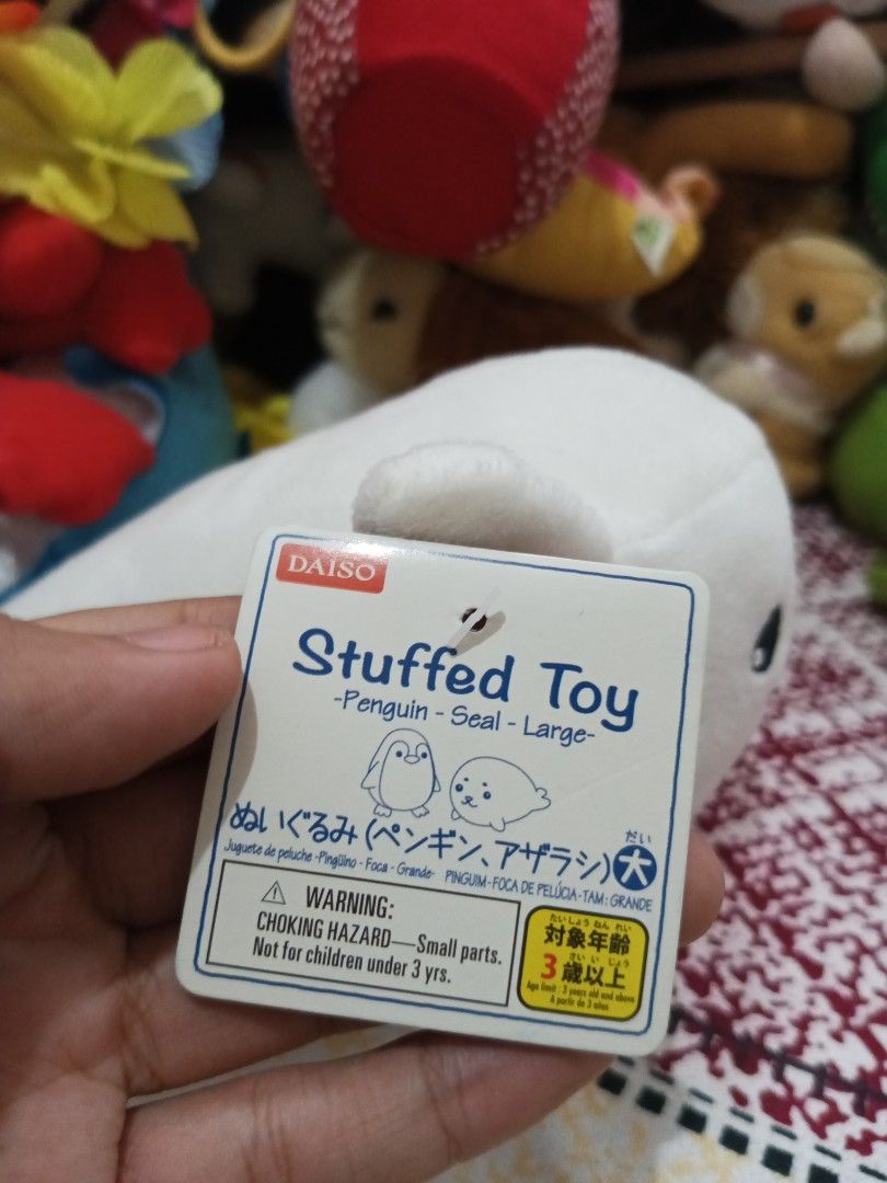 Daiso Japan Sirotan Seal Stuffed Toy Plushie Brand New on Carousell