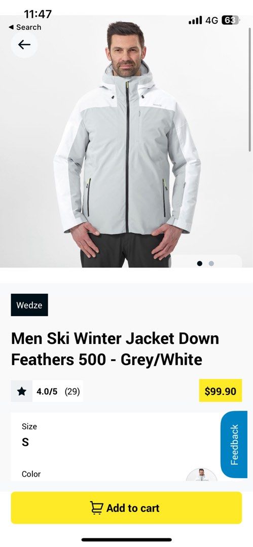 Winter jacket discount men's decathlon