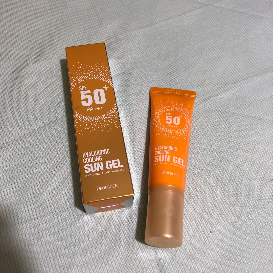 Deoproce Hyaluronic Cooling Sun Gel, Beauty & Personal Care, Face ...