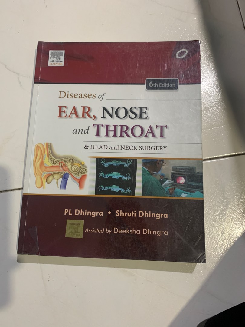 Diseases of Ear, Nose and Throat & Head and Neck Surgery (Dhingra