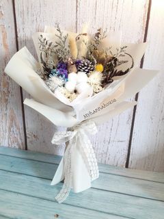 Dried Flower 🌼🌸 Cream | Anniversary | Graduation | Birthday | Mothers Day | Farewell | Get Well | Congratulations | Teachers Day | Cheer Up | Convocation
