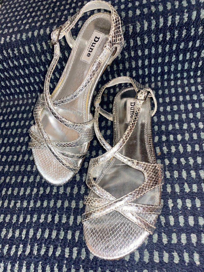 Dune London Sandal Low Heels Women s Fashion Footwear Sandals on Carousell
